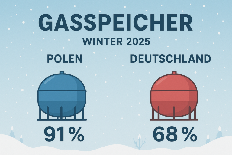 Gasspeicher-Alarm 🚨: DE 68% vs. PL 91%
